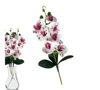 Fleurs artificielles Orchidée Esthétique Décoration Vase | Fleurs artificielles d'extérieur Printemps Décoration pour l'intérieur et l'extérieur Maison Ferme Mariage Anniversaire