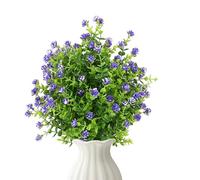 Fleurs artificielles pour extérieur, résistantes aux UV, réalistes | Fleurs artificielles d'extérieur pour sol, jardin, intérieur, cour, maison, été, jardin, paysage, terrasse, cimetière