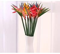 Fleurs artificielles Strelitzia, 8 pièces, tiges, fausse plante oiseau du paradis MULTI