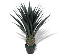 Fleurs et plantes artificielles Plante artificielle avec pot Yucca 90 cm Vert