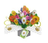Fleurs Second Nature Pop Ups Carte d'anniversaire avec inscription "pour vous sur votre anniversaire"