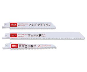 Flex 462179 Assortiment de lames de scie sabre pour plastique/bois/métal 3 pc(s)