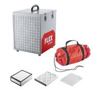 Flex 532859 VAC 800-EC Air Protect 14 Purificateur d'air (blanc, rouge, purificateur d'air, filtre HEPA 14, filtre à poussière, poussière de construction et de rénovation, nettoyage du lieu de travail