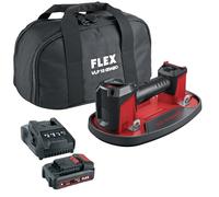 Flex 534509 VLP Grabo Vérin à vide sans fil + batterie 2,5 Ah + chargeur CA 18.0-LD (noir, rouge, lève-vide sans fil 18 V + batterie 2,5 Ah avec chargeur et batterie 18 V avec protection anti-décharge