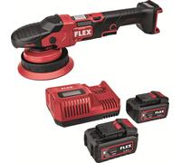 Flex Polisseuse excentrique sans fil avec rotation forcée 18 V XCE 8 150 18-EC Kit (avec interrupteur à gâchette, réglage facile de la vitesse, ergonomique) 533020