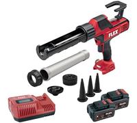Flex Akku-Kartuschenpresse CG 310/600 18 + Akku Set P-Set 55 R (5,0 Ah 18 V)