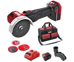 Flex Akku Winkelschleifer LBE 76 12-EC Set (mit Akku und Tasche, 12 V)