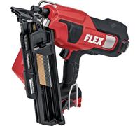 Flex Cloueuse à bande sans fil 18 V NF 50-90 18-EC C pour clous tête D | Capacité du magazine 53 pièces, angle du magazine 30° - 34°, longueur des clous 50-90 mm, jusqu'à 3 clous par seconde