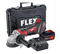 Flex-Tools Meuleuse d'angle sans fil L 125 18,0-EC LD/5,0 18V – coffret, 2 batteries 5Ah, chargeur