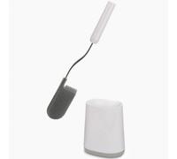 Support brosse à toilette FLEX LITE 70522, blanc / gris, silicone, Joseph Joseph
