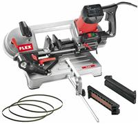Flex Métal Scie à Ruban Sbg 4910 Inclus 3 Sägebänder + Mors de Mandrin 406.236