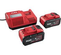 Pack chargeur et 2 batteries 18V 8 Ah - FLEX - 533175