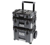 Flex Transportkofferset STACK PACK Standard (aus Schlagfestem Kunststoff) 531461