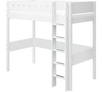 FLEXA Lit mezzanine Lit mezzanine WHITE 90x200 échelle droite G