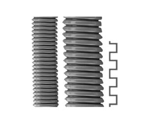 Flexa steinheimer ROHRFLEX Plastique strié Tuyau pour câble - 841720 [50 Mètres]