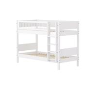 Flexa White Lit superpose avec echelle Droite 90 x 200 cm Barriere a | Flexa - ref. 80-17425-40 - 5706459179636 - dim. 210x109x154cm - Blanc - Materiaux mixtes