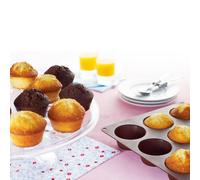 Flexi' plaque silicone 12 muffins Mathon