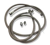 FLEXIBLE 2 PIÈCES POUR BRÛLEUR DIESEL 3/8 X 1/4 CM 120 COUDE 90° 602106