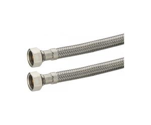 Flexible Alim Inox Df 1/2 - 1/2 L:150 Dn8 Plaquette 1 Pièce