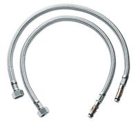 Flexible alimentation annelé - GROHE - 45484000 - Métal - 5 ans de garantie - pièces - paire de robinet