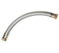 SOMATHERM FOR YOU, Flexible de chauffage 1"1/4 avec 2 écrous tournants, longueur 1000 mm, DN33, tresses en acier galvanisé, raccords en laiton, EPDM non toxique, max 90°C, 6 bars