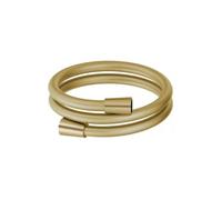 Flexible de douche 160 cm lisse anti-torsion laiton brossé