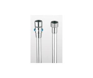 Flexible de douche anti-torsion avec cromolux 150 cm nylon gris - CRISTINA ONDYNA CR15051