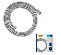 GROHE Flexible de douche VitalioFlex Metal 1,5 m – chromé, anti-pliures, raccord fileté 1/2"