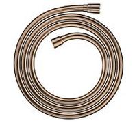 Flexible de douche Hansgrohe 2 000 mm PRG 28624300 métallisé, raccord double face, 2 m, poli droit, doré