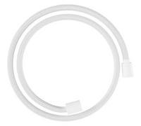 hansgrohe Designflex flexible de douche textile, longueur 1250mm, 28220700, Couleur: Blanc mat