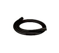 Flexible de douche Herzbach Deep Black 23.935300.1.12, noir mat, plastique lisse, 1500 mm (150 cm)