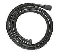 Flexible de douche métallique LONG-LIFE en métal 27502KS1 noir mat