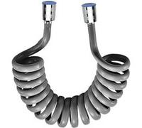 Avizar Flexible de Douche Universel Extensible Conception Spirale 2m Gris
