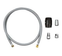 Flexible de robinet de cuisine - PZCC - Douchette extractible - Longueur 1425 mm - Compatible Grohe - Gris