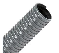 Flexible en PVC 40 mm, longueur 25 m - Tuyau d'aspiration léger et flexible en PVC, tuyau en spirale pour eau, air, poudre, farine, copeaux