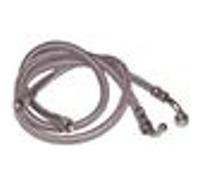 Flexible fioul - F1/4"x F1/4" coudé 90° lg 750mm (2 pcs) - F1/4"x F1/4" coudé 90° lg 75 Blanc G
