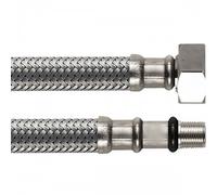 Flexible - Mâle 10x100 - Femelle 12x17 - Fileté - 300mm / DN8 lot de 2 BOUTTÉ