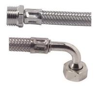 Flexible Sanitaire 1 Raccord Male - 1 Coude Ecrou Tournant Femelle G
