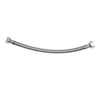 Flexible sanitaire 30cm FF 15x21 DN8 tresse/douille inox 1p Gris G