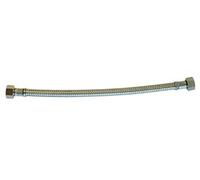 Flexible sanitaire inox FF - Longueur : 50 cm - Ecrou : 3/4'' - D13