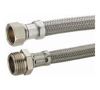 Flexible sanitaire inox mâle femelle MF1/2' (15x21) NOYON & THIEBAULT - L 800 mm - DN13 - 2036-80PLL1 G