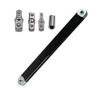 Flexible Turning Wrench - Chromium Vanadium Component, Unobstructed Drive Device,Elongated Reach Adaptor | Bending Linkage Apparatus, Motorcycle Garage Overhaul Mechanical Infrastructure Implements