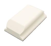 Flexipads World Class - Bloc de Ponçage à Main Blanc PUR GRIP® 70 x 125mm