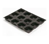 Flexipan Savarins carrés professionnels 400 x 300 mm, à 30 empreintes L 37 x lg 37 x H 17 mm, mini G