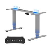 FLEXISPOT EC5 Pro Bureau Assis Debout 2 Moteurs, 160kg, 3 Segments | Bureau Assis Debout Électrique 62-127cm, Rappel de Sédentarité, charge 160kg, Anti-Collision, 3 Mémoires, Garantie 5 Ans