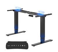 FLEXISPOT EC5 Pro Bureau Assis Debout 2 Moteurs, 160kg, 3 Segments | Bureau Assis Debout Électrique 62-127cm, Rappel de Sédentarité, charge 160kg, Anti-Collision, 3 Mémoires, Garantie 5 Ans