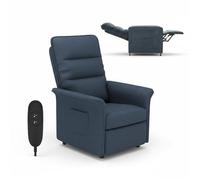 FlexiSpot Fauteuil Relax Électrique, Fauteuil Inclinable avec Dossier Réglable 105°-155°, Fauteuil TV de relaxion, Gris Fumé