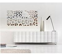 FLEXISTYLE Grand Miroir Mural en Acrylique Décoration Léopard 140 x 70 cm