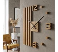 FLEXISTYLE Horloge Murale Design Moderne - Design Moderne, geante XXL, silencieuse Décoration Murale - pour Bureau, Salon, Chambre à Coucher - Article de décoration