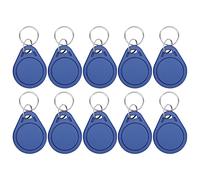 FLEXMAN 10 Pièces Étiquette Clé RFID 125KHZ, Étiquette Jeton Carte d'Identité Réinscriptible, Carte RFID Proximité Inscriptible Universelle pour la Présence Temps Contrôle d'Accès